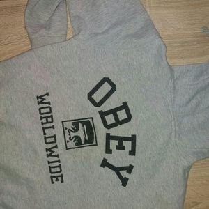 Obey gray hoodie